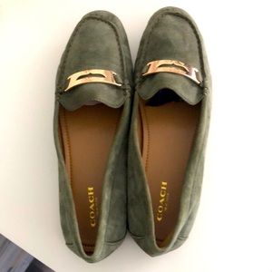 Coach suede flats